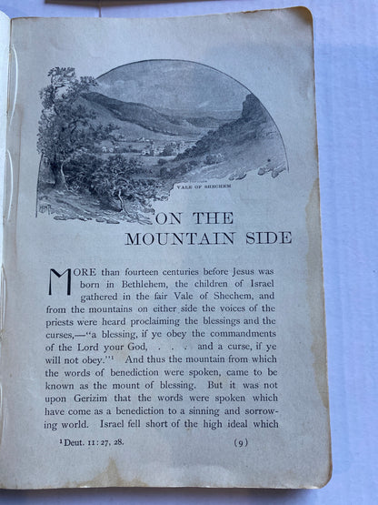 Antique Thoughts from the Mount of Blessing - Ellen G. White (Price One Shilling Edition)