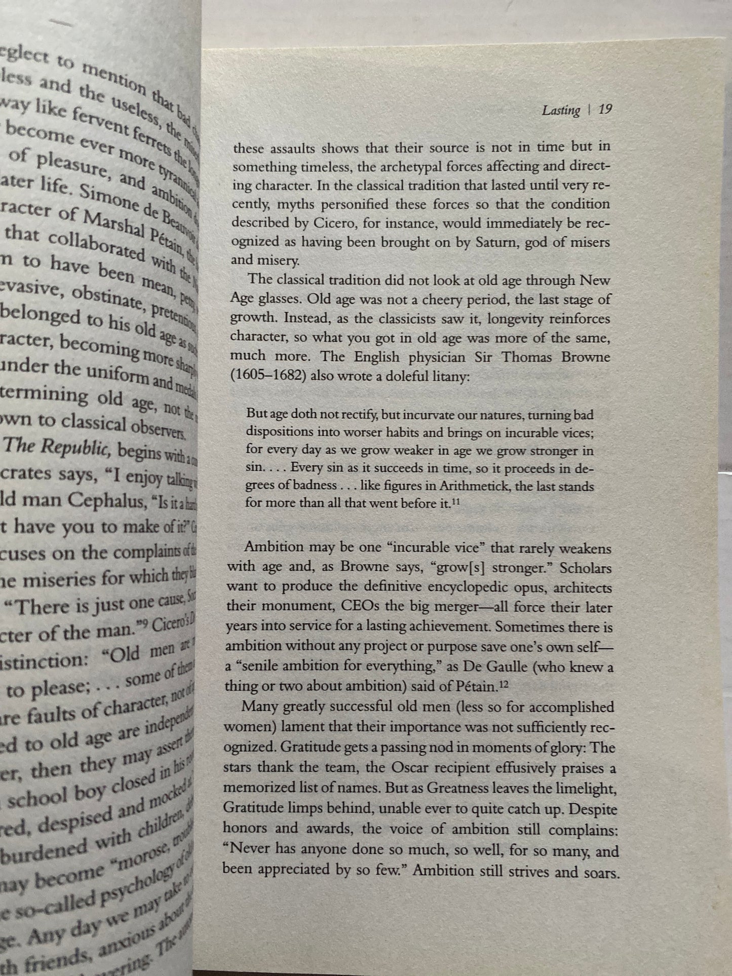 The Force of Character and the Lasting Life by James Hillman