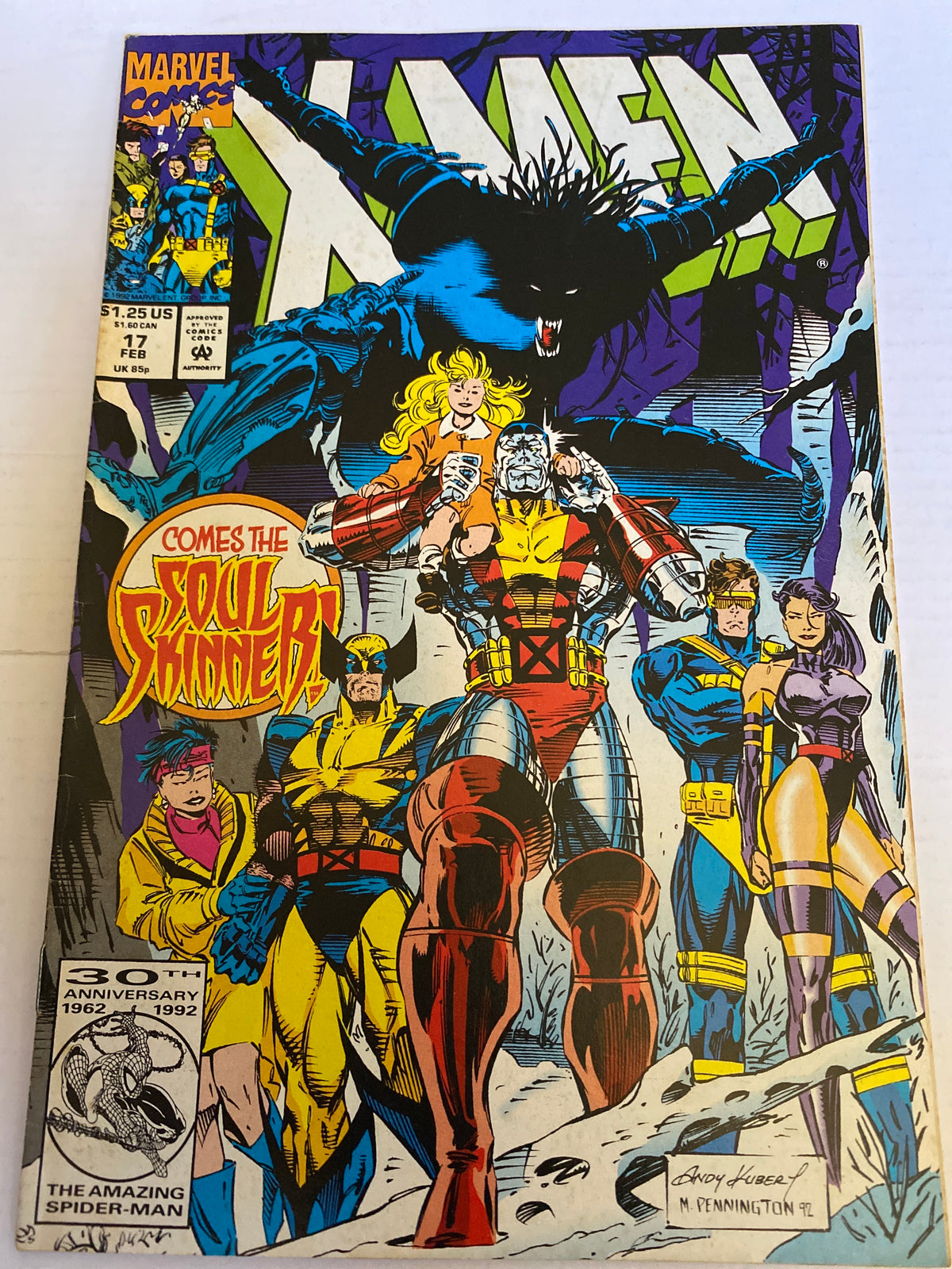 X-Men: Soul Skinner – Marvel Comics, February 1992
