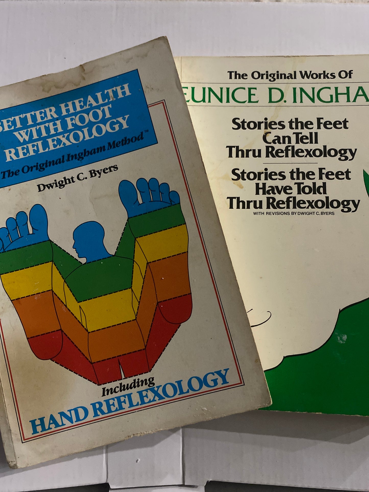 Reflexology Book Duo — Dwight Byers ISBNs: 0961180420 & 0961180439