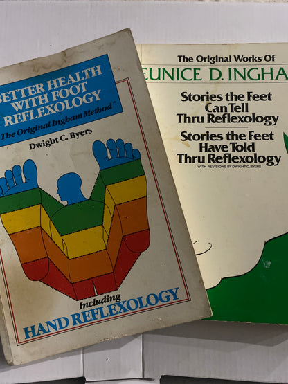 Reflexology Book Duo — Dwight Byers ISBNs: 0961180420 & 0961180439