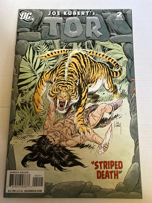 Tor: Striped Death #2 of 6 – Joe Kubert, DC, August 2008