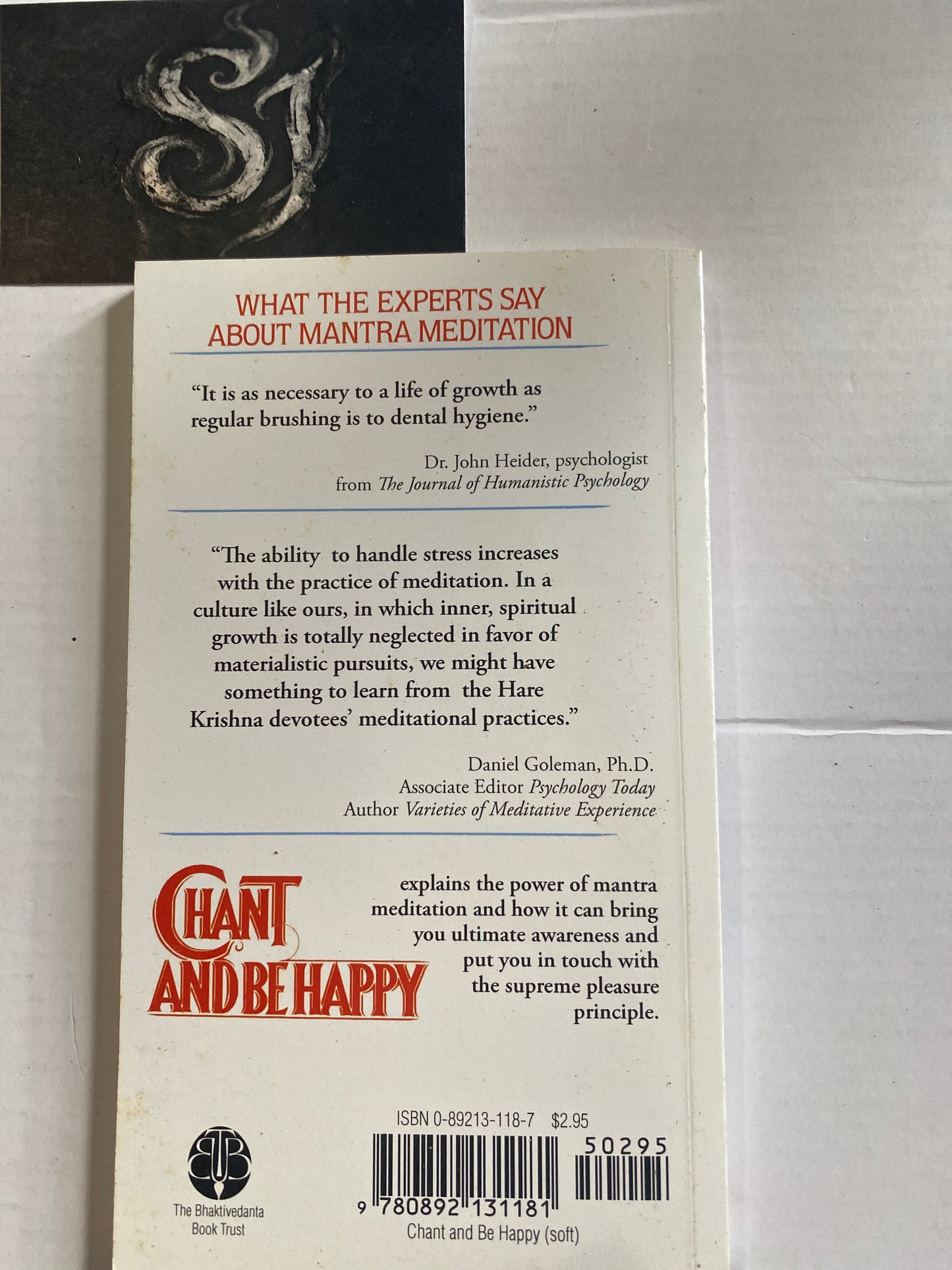 Chant and Be Happy by A.C. Bhaktivedanta