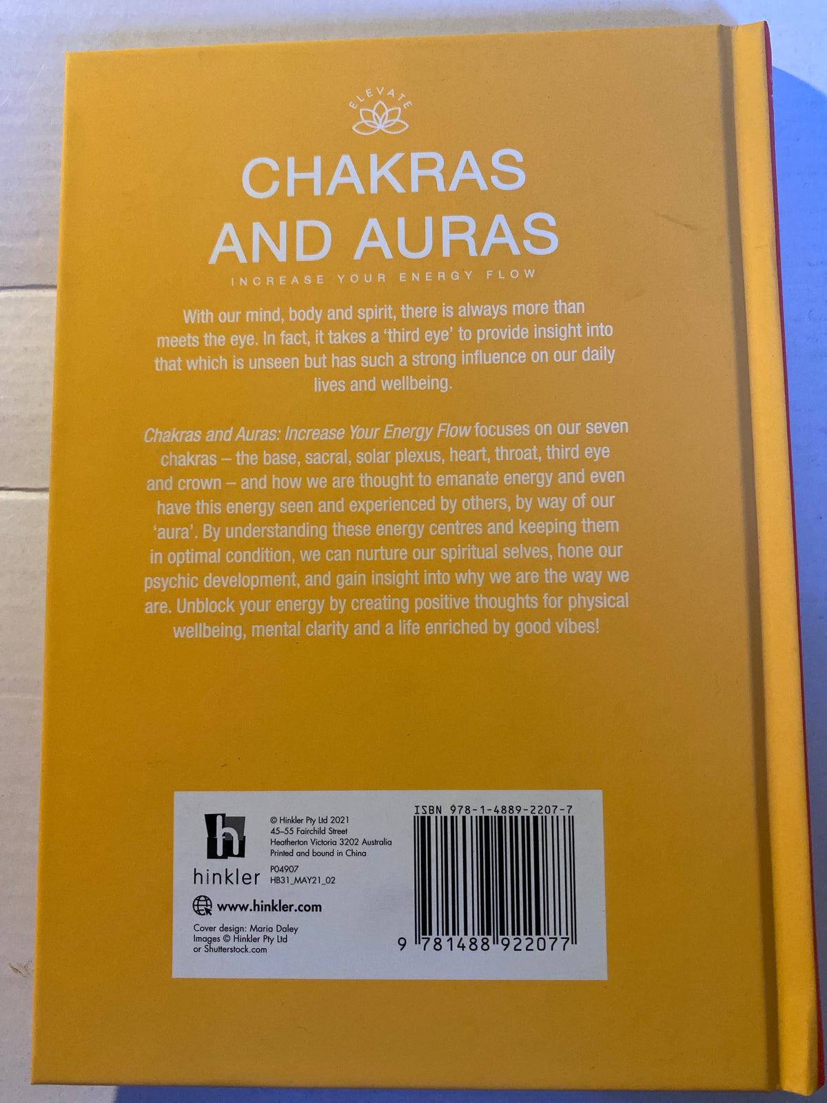Elevate: Chakras and Auras | New Hardcover Book
