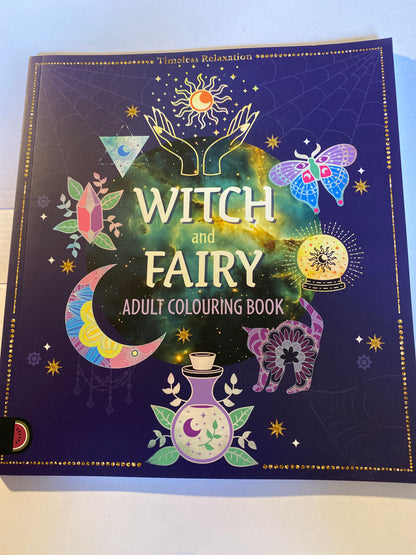 The Witch & Fairy Colouring Book for Adults