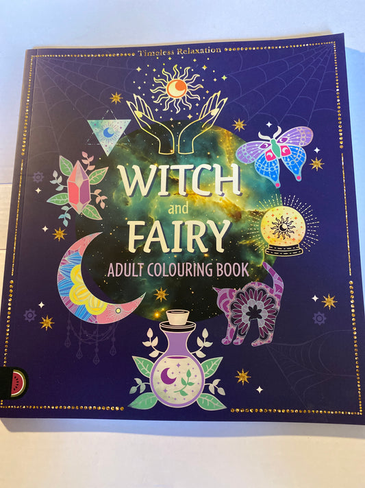 The Witch & Fairy Colouring Book for Adults