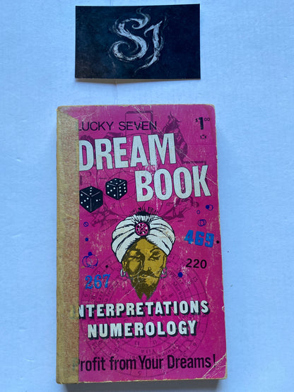 Vintage 1970 Lucky 7 Dream Book & Numerology Guide