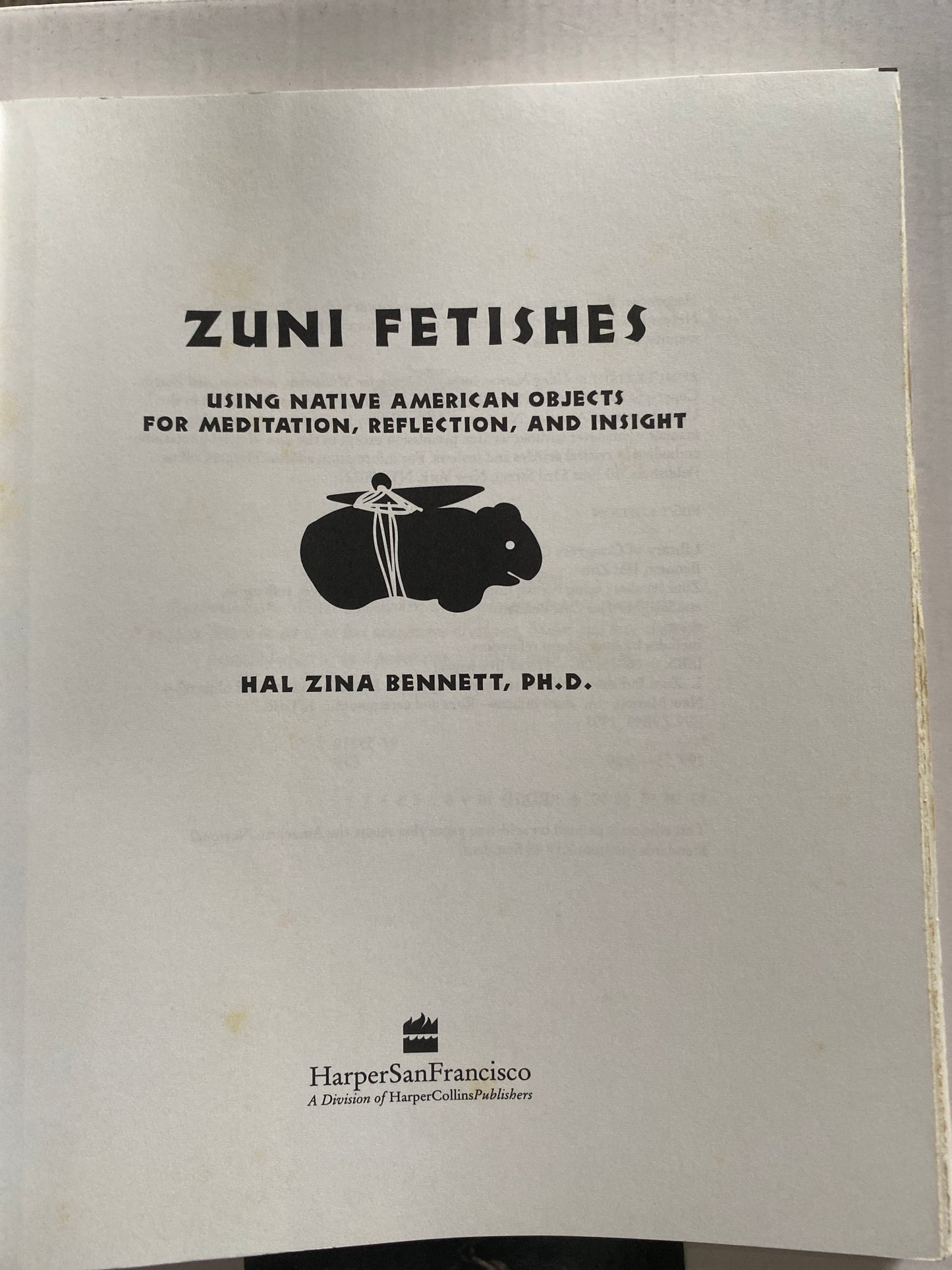 Zuni Fetishes by Hal Zina Bennett