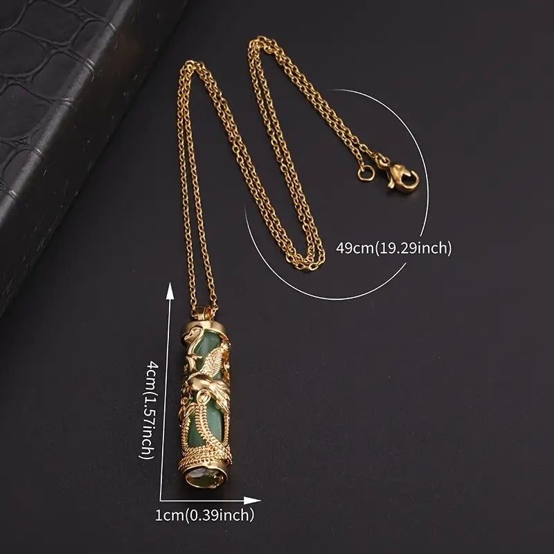 Phoenix Pendant Necklace - Chinese Cultural Fengzhu Bird Jewelry