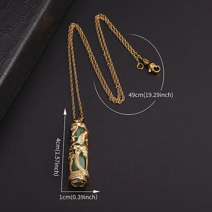 Phoenix Pendant Necklace - Chinese Cultural Fengzhu Bird Jewelry