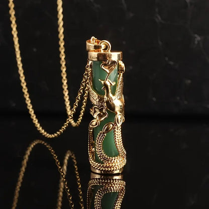 Phoenix Pendant Necklace - Chinese Cultural Fengzhu Bird Jewelry