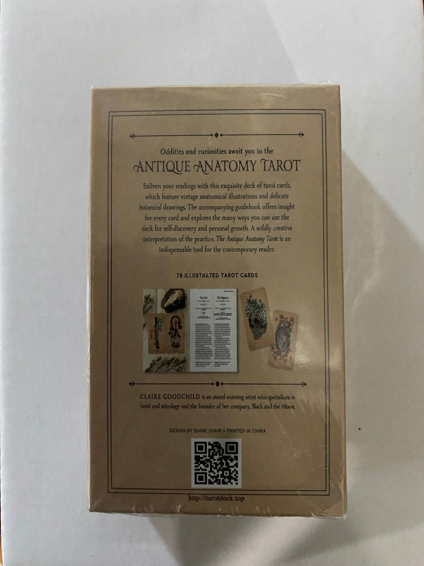 The Antique Anatomy Tarot style Cards Deck