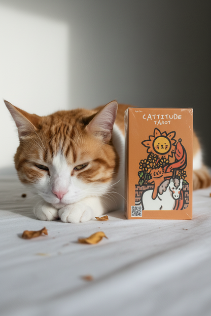 Cattitude Tarot Card - Where the Cats Come to Play