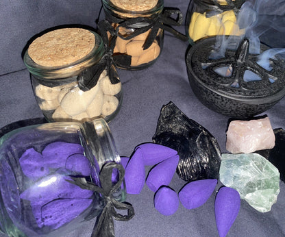 Natural Backflow Incense Cone Fragrant Incense Cones Sandalwood/Lavender/Eaglewood/Jasmine Handmade