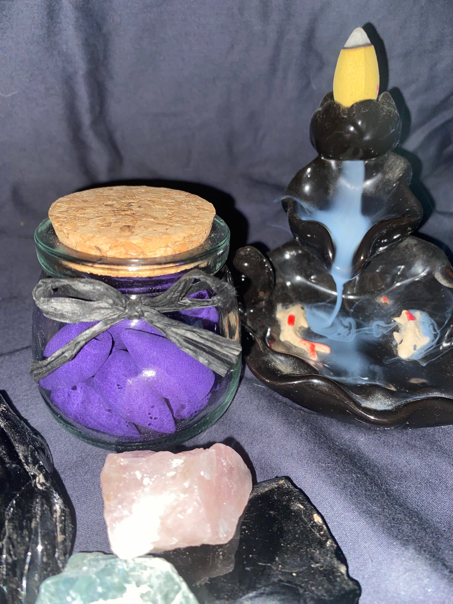 Natural Backflow Incense Cone Fragrant Incense Cones Sandalwood/Lavender/Eaglewood/Jasmine Handmade