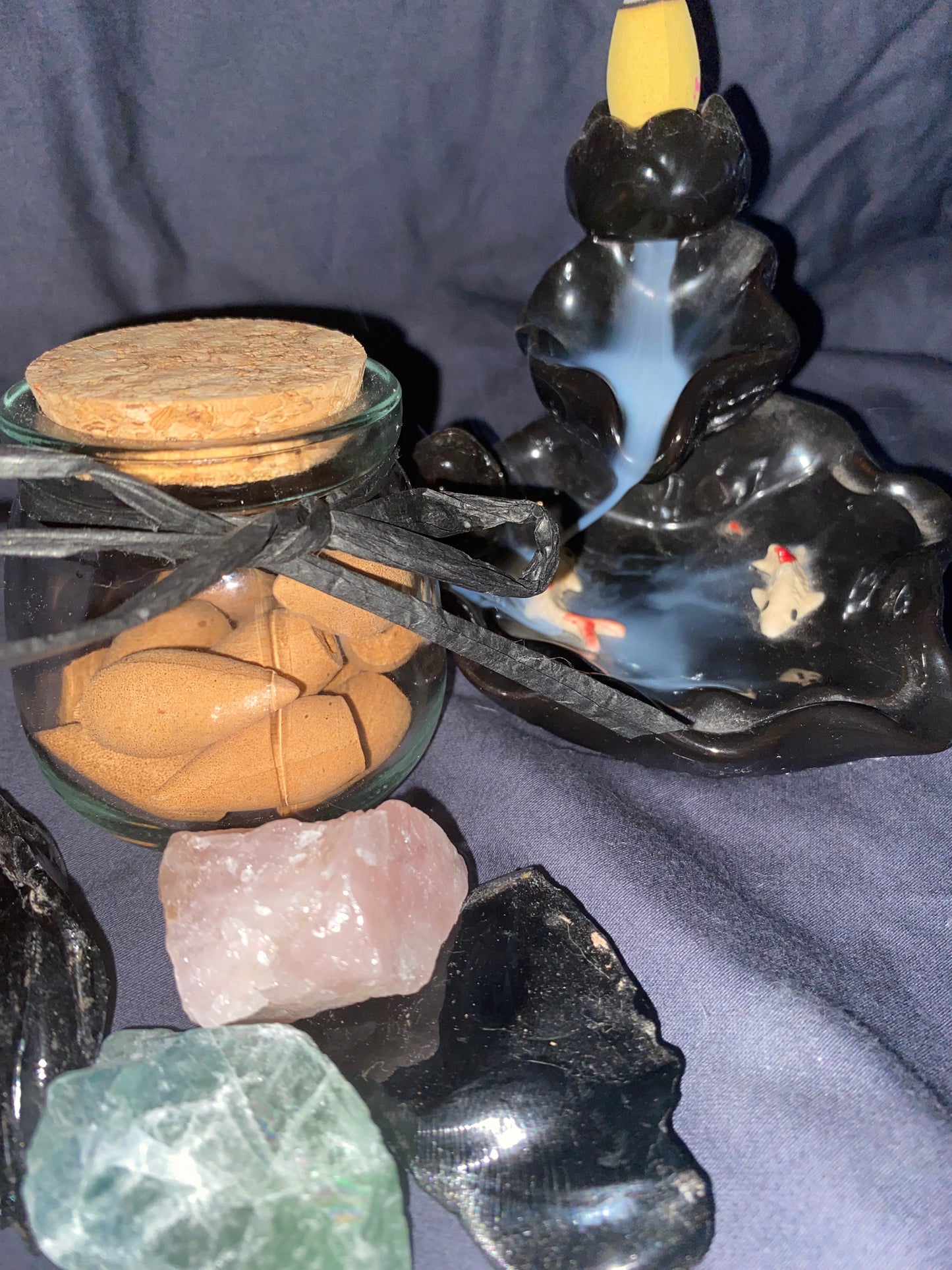 Natural Backflow Incense Cone Fragrant Incense Cones Sandalwood/Lavender/Eaglewood/Jasmine Handmade