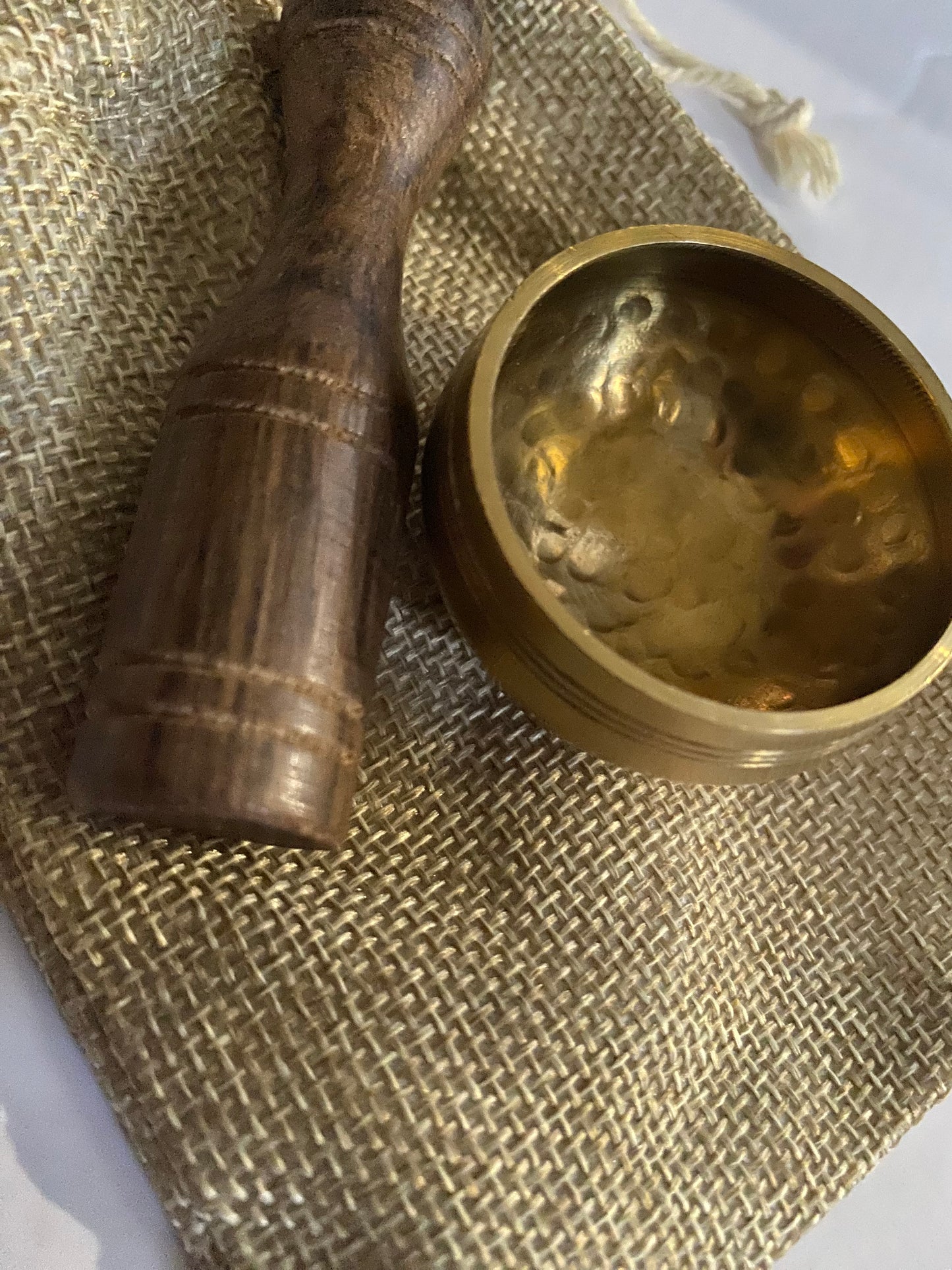 Nepal Handmade Himalayan Tibetan Singing Bowl - Mini Chakra Bowl for Yoga Meditation