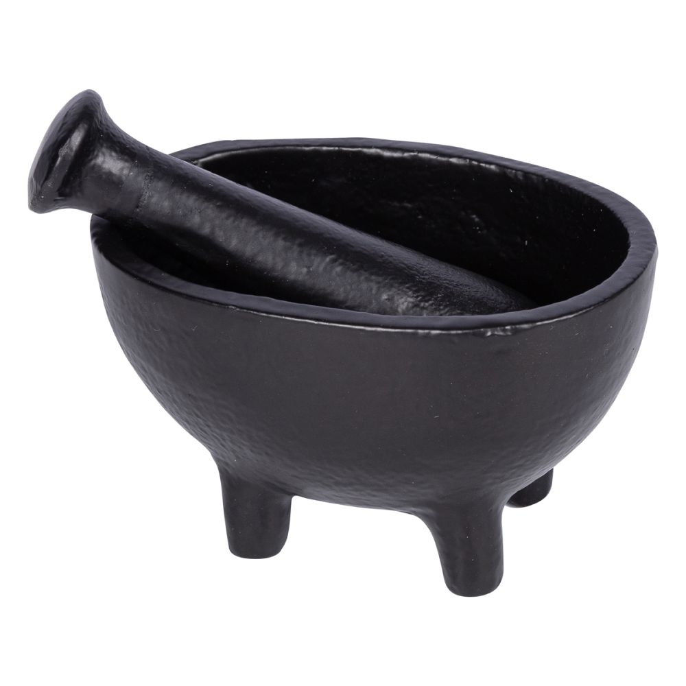 Wrought Iron Mortar & Pestle