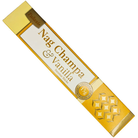 Tulasi Nag Champa & Vanilla Incense Sticks – 15 g