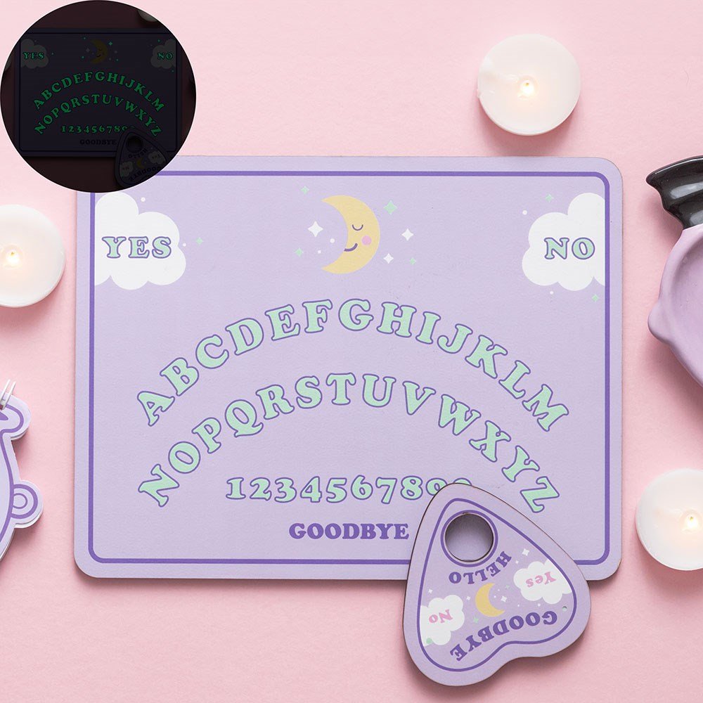 ouija board glow in the dark purple talking spirit boards