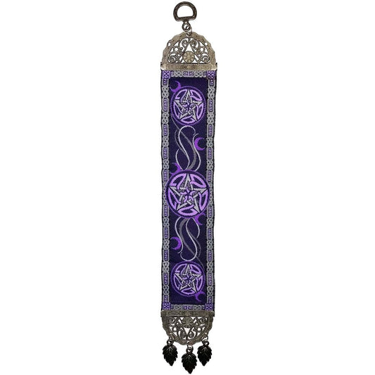 Pentacle Carpet Wall Hanging – Purple Celtic Design