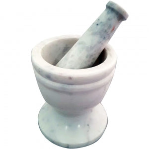White Marble Mortar & Pestle