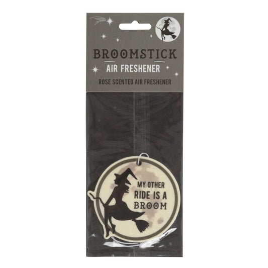 My Other Ride Is a Broom Rose-Scented Air Freshener – 7 cm