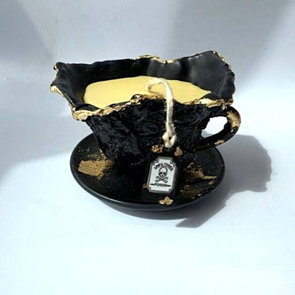 Coffee is Just Black Magic in a Cup | Sculptural Candle