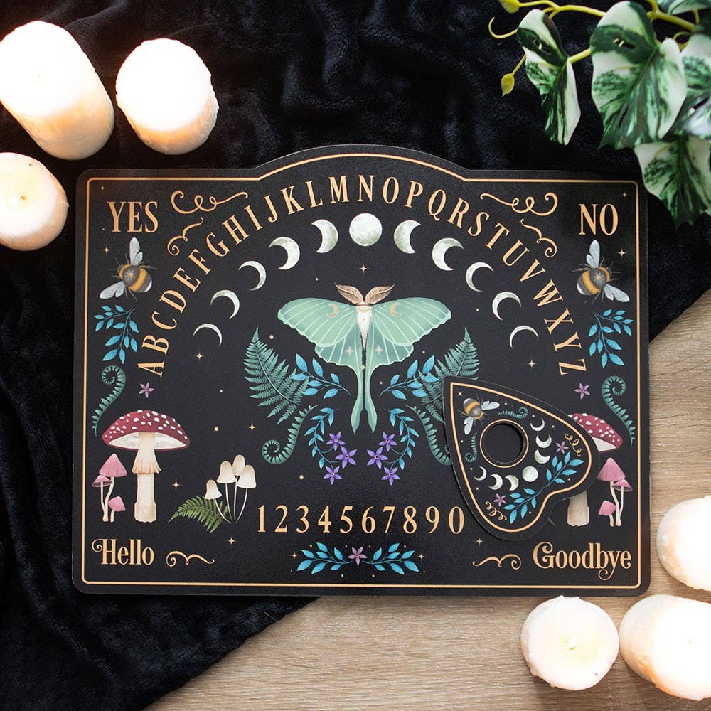 Dark Forest Spirit Board – Mystical Talking Board with Planchette Ouija