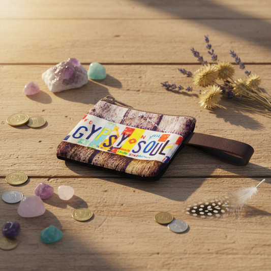 Gypsy Soul Coin Pouch Mockup