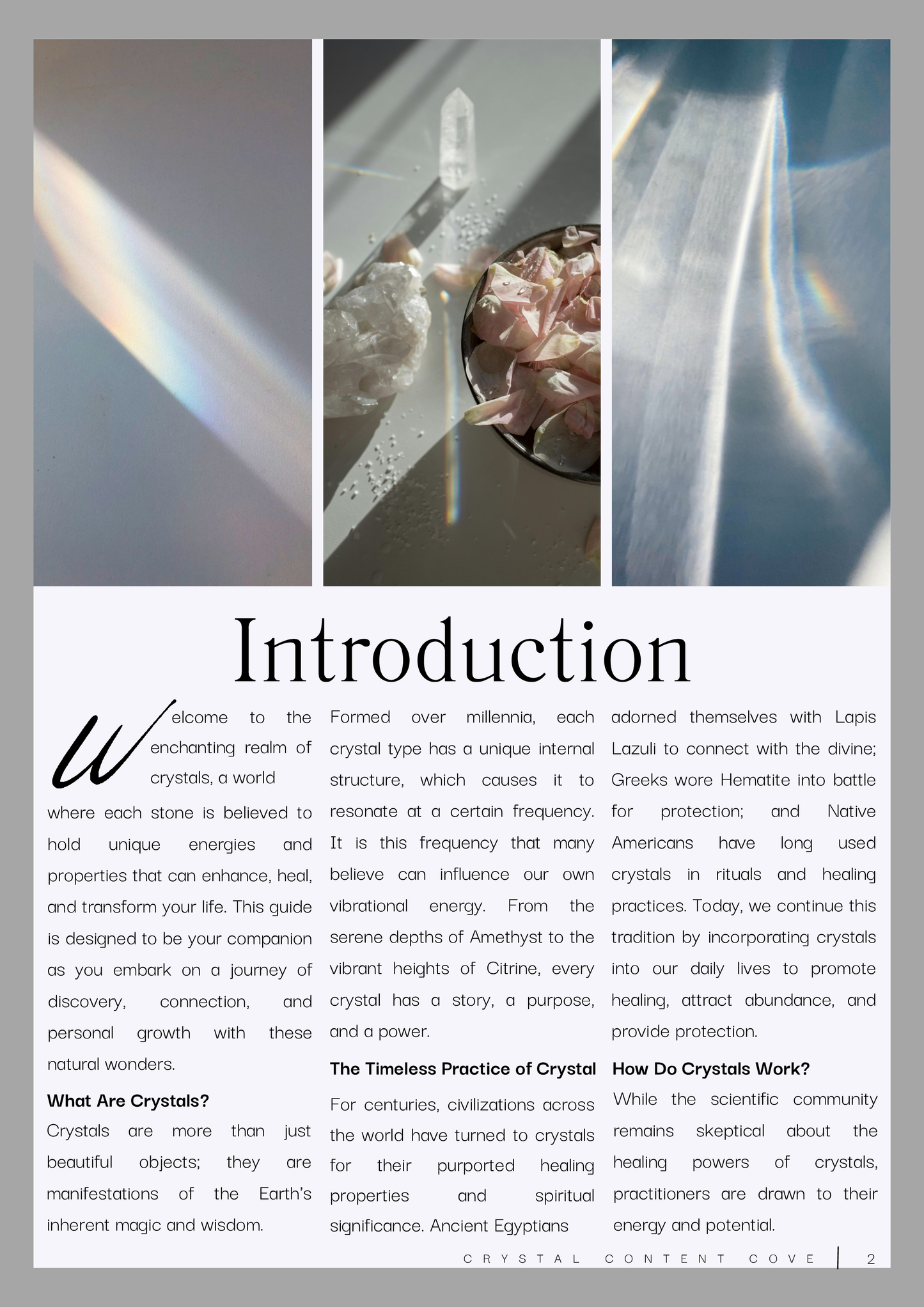 Crystal Healing Guide – The Complete Beginner's Digital Handbook