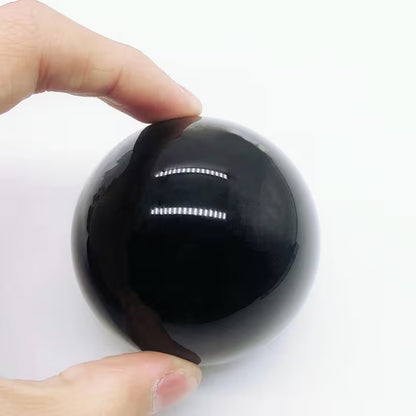 Black Obsidian Crystal Sphere 40mm – Feng Shui Decorative Ball