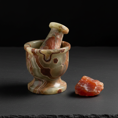 Onyx Mortar & Pestle Mockup - Minimal