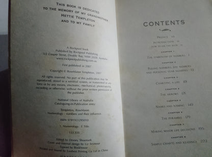 Numerology Numbers and their influence - RoseMaree Templeton First Edition