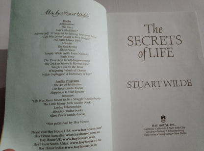 The Secrets of Life - Stuart Wilde Great Condition