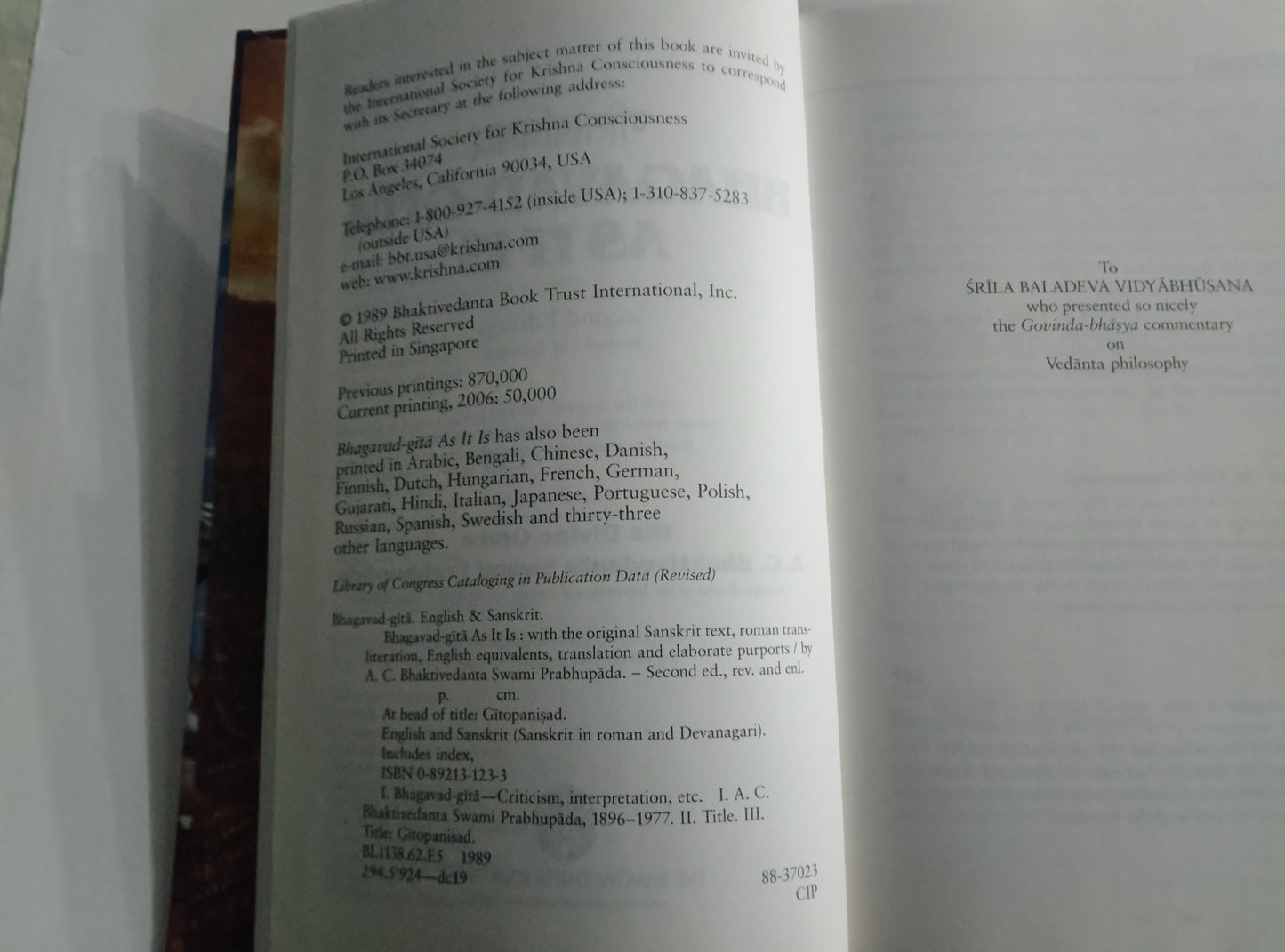 Bhagavad-Gita As It Is – Prabhupada