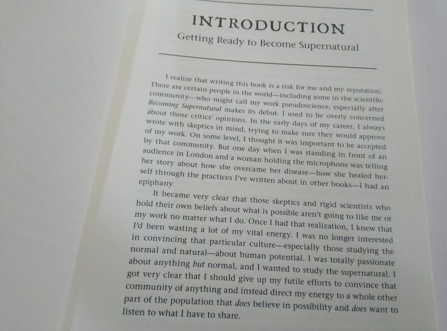 Becoming Supernatural – Dr Joe Dispenza