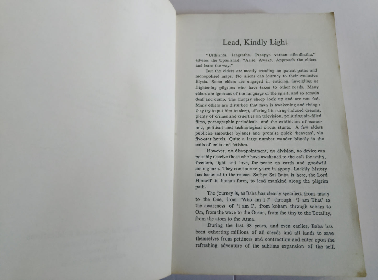 Voice of the Avatar – Sathya Sai Baba (Collectable 1992)