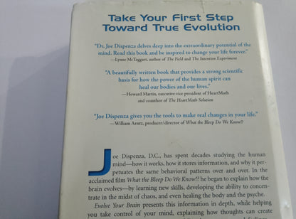 Evolve Your Brain – Dr Joe Dispenza (Hardcover First Edition with Dust Jacket)