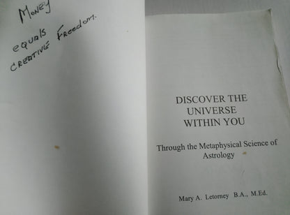 Discover the Universe within you - By  Mary Letorney