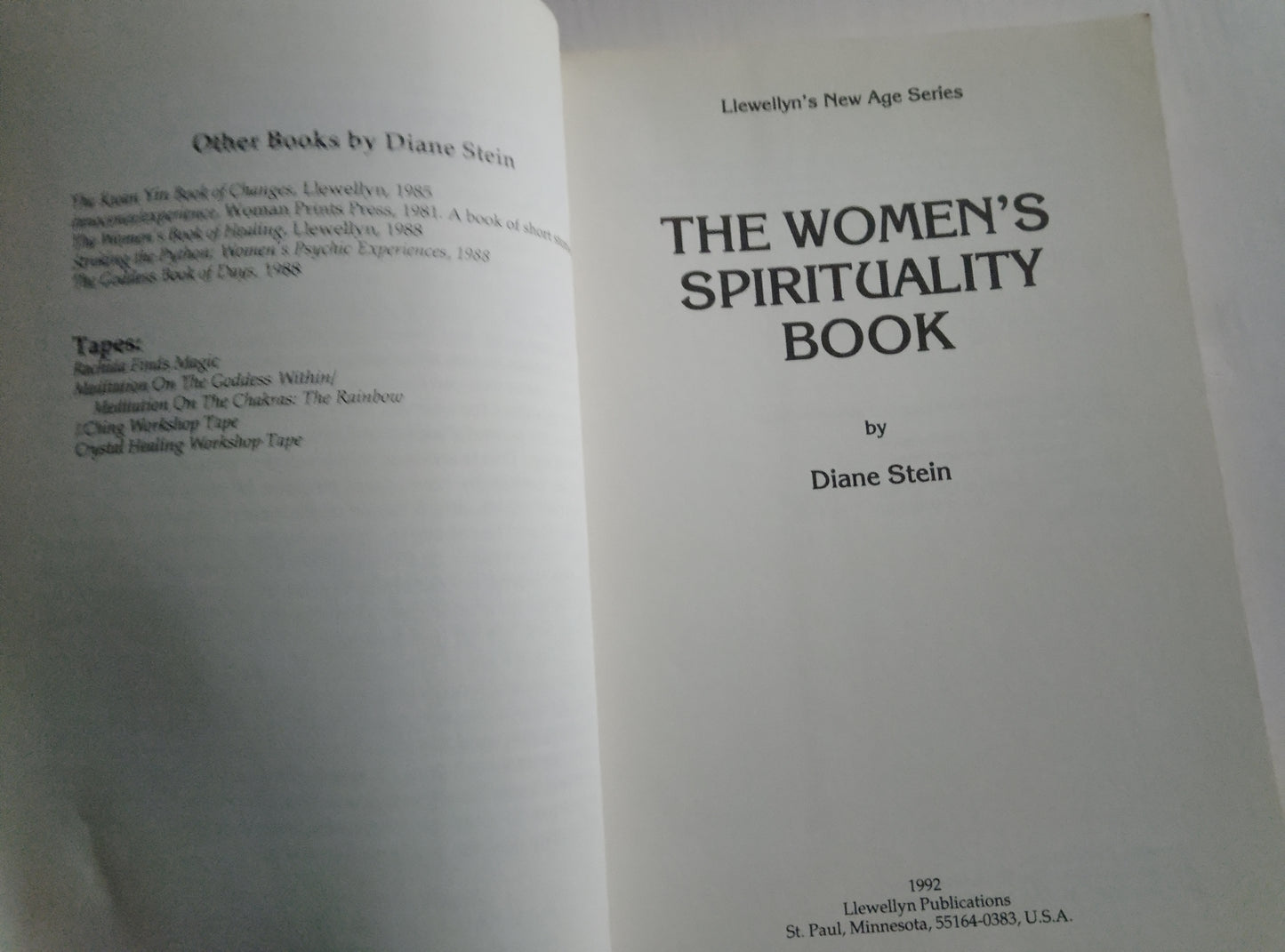 The Women's Spirituality Book - Diane Stein